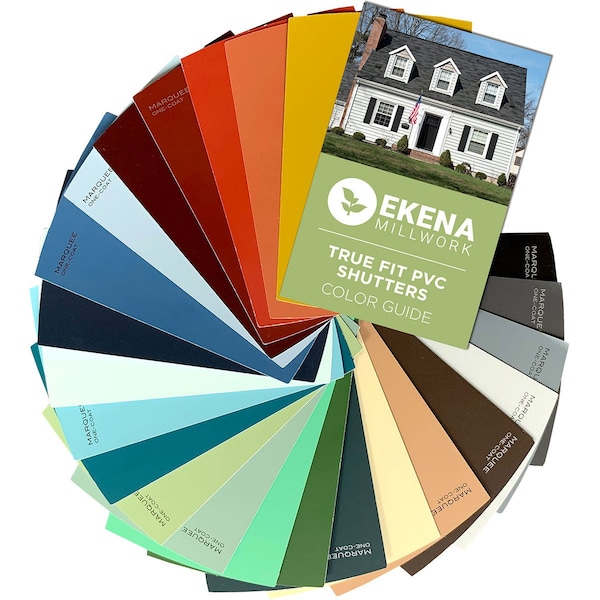 Ekena Millwork True Fit PVC Shutter Color Ring SKPVCSHUCOLORS Zoro
